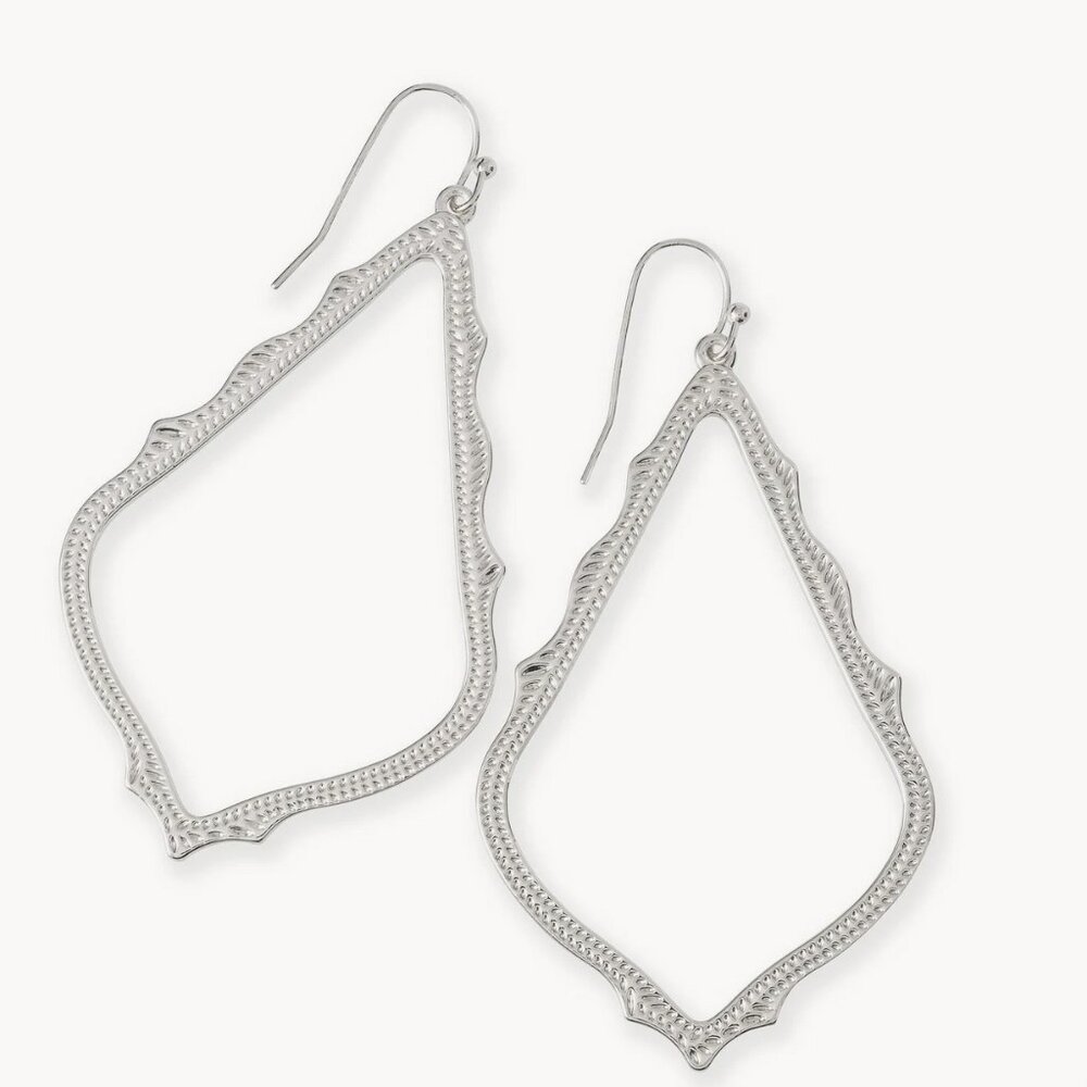 Kendra Scott Sophee Drop Earrings Rhodium (Silver colored)